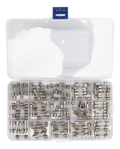 Tubo Fusível 150 Unidades De Vidro 0.1a30a 15 Tipos 5x20mm S