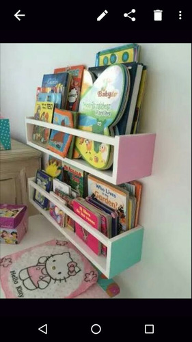 Cubos Rectangulos Flotantes Colores Infantiles 60x20x15