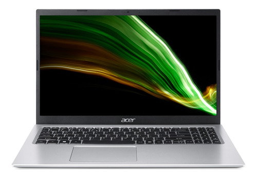 Ultrabook  Acer Aspire 1 A115-32 pure silver 15.6", Intel Celeron N4500  4GB de RAM 128GB SSD, Intel UHD Graphics 1920x1080px Windows 10 Home