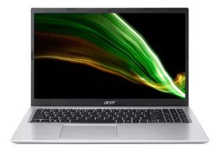 Notebook Acer Aspire 1 A115-32 pure silver 15.6", Intel Celeron N4500 4GB de RAM 128GB SSD, Intel UHD Graphics 1920x1080px Windows 10 Home
