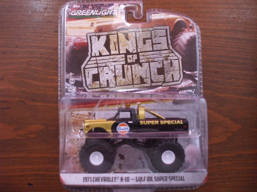 Greenlight King Of Crunch 1 1971 Chevrolet K-10 Gulf Oil 