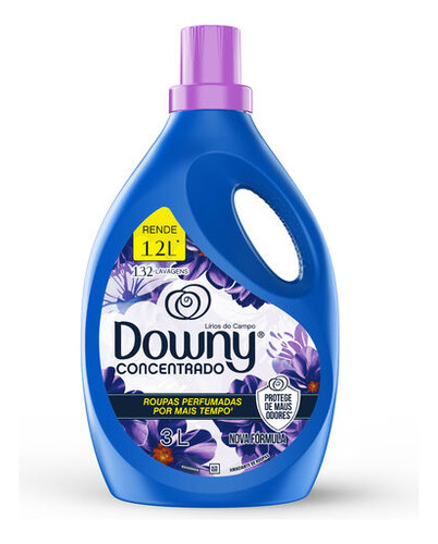 Downy Lírios Do Campo Amaciante De Roupas Concentrado 3l