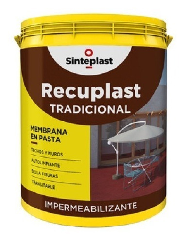 Recuplast Tradicional Memb. Pasta Imperm. 10lt-p.zero Rm