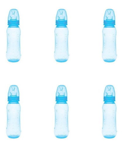 Kuka 1466 Mamadeira Aquarela Nº2 Orto Azul 250ml (kit C/06)