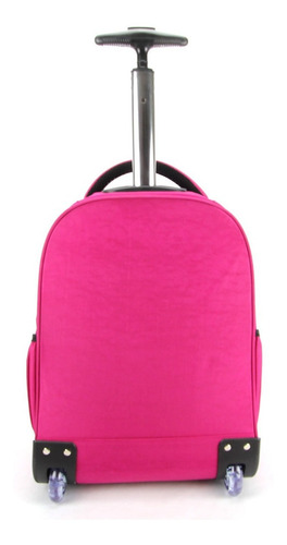 Mochila De Rodinha Sestini Crinkle Rolling 075500-08 Pink