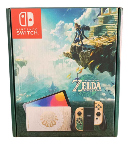 Caixa Vazia Compatível Com Nintendo Switch Oled Zelda