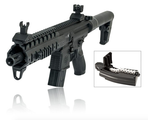 Marcadora Airsoft Sig Mpx .177 Pellets Co2 88gr Xtm P