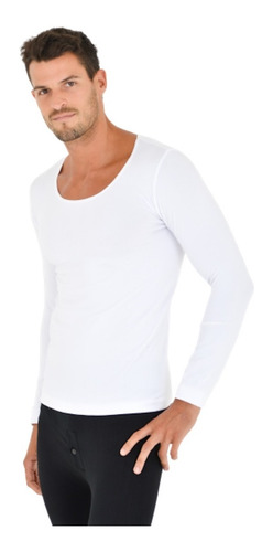 Remera Termica Manga Larga Termica Frisada Deportiva Hombre