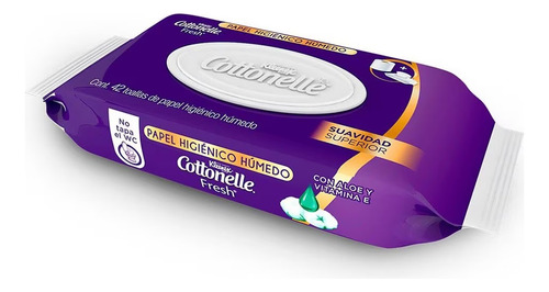 Papel Higiénico Húmedo Kleenex Cottonelle Fresh 42p 8 Pack