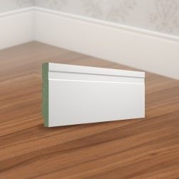 Rodapé De Mdf Ultra 10cm Branco - Valor Do Metro Linear