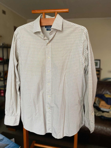 Camisa Ralph Lauren Hombre Regent L 16.5 Cuello Hombre Beige