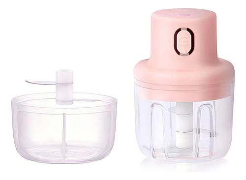 Mini Processador Alimentos 250ml Moedor Alho Elétrico Sem