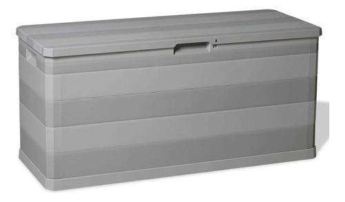 Caja Almacenamiento Para Jardin Plastico 74 Galon Color Gris