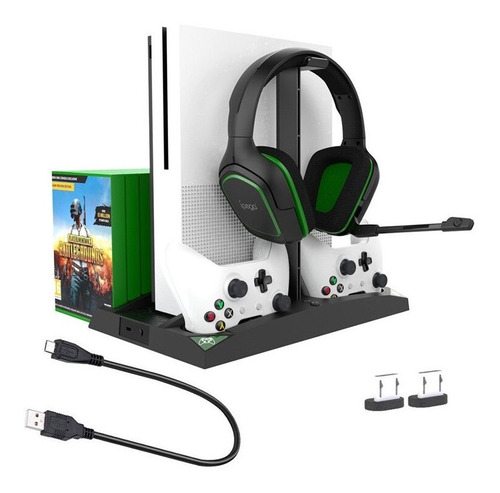 2 Mando Cargador Dock Console Enfriador Para Xbox One/s/x