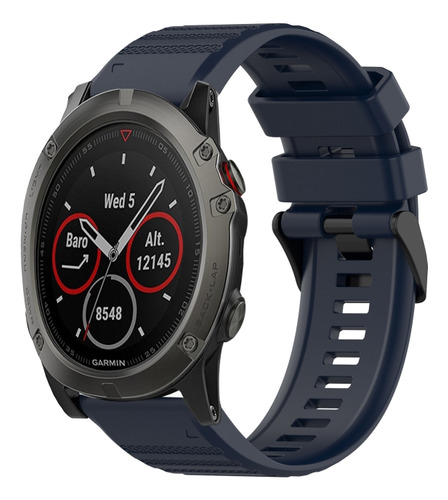Correa De Reloj De Silicona Para Garmin Fenix 5x Plus