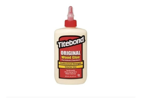 Titebond Rojo Original 237ml Pegamento Profesional Madera