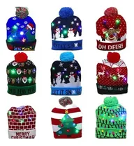 Comprar Gorro De Navidad De 10 Lotes Con Luz Led, Regalo De Navidad