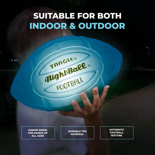Nightball Tangle - Futbol Inflable Con Luces Led Que Brilla