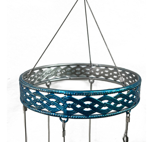 P Feeder Outdoor Hanging Iron Wind Chime Glass Hummingbird