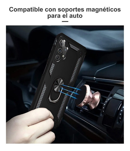 Funda Case Para Moto G31 Con Anillo Soporte Uso Rudo