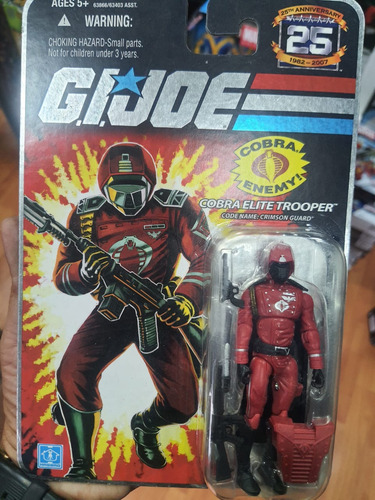 Gi Joe 25 Aniversario Cobra Elite Trooper (Usado)