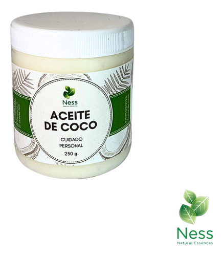 Aceite De Coco Virgen Para Piel Y Cabello 250 G Puro
