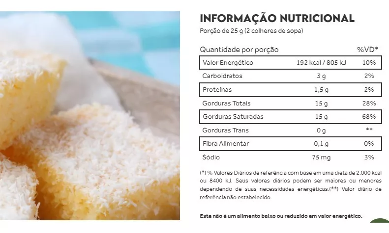 Terceira imagem para pesquisa de leite de coco em po 1 kg