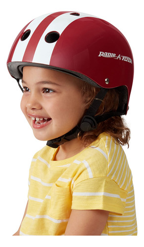 Radio Flyer Casco, Casco De Bicicleta Para Niños Y Niños . Color Rojo
