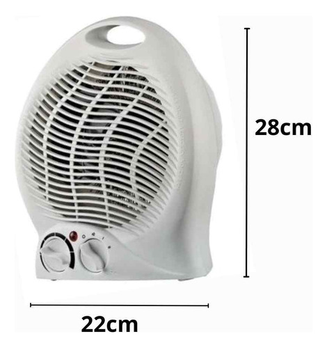 Calefactor Termoventilador Calentador Portátil Estufa