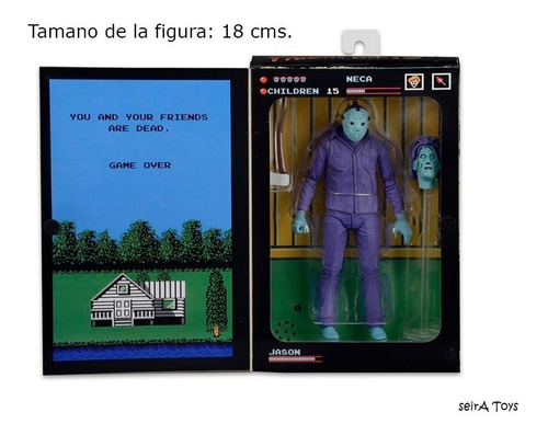 Figura Viernes 13 Friday 18 Cm Jason Voorhees Video Juego.