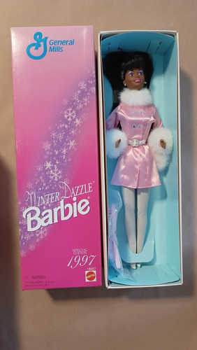 Muñeca Barbie Winter Dazzle 1997 Aa Afroamericana (Usado)