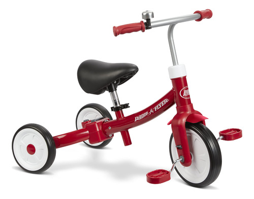 Triciclo Convertible Y Bicicleta Balance, 2 En 1, 1-3 Años