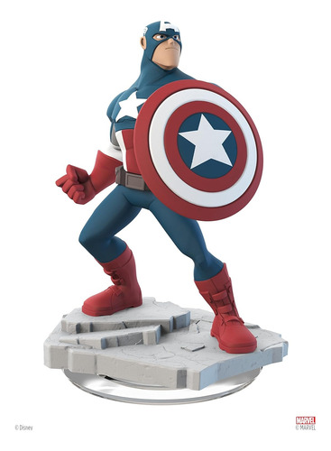 Capitán América Disney Infinity 2.0 Marvel En Blister