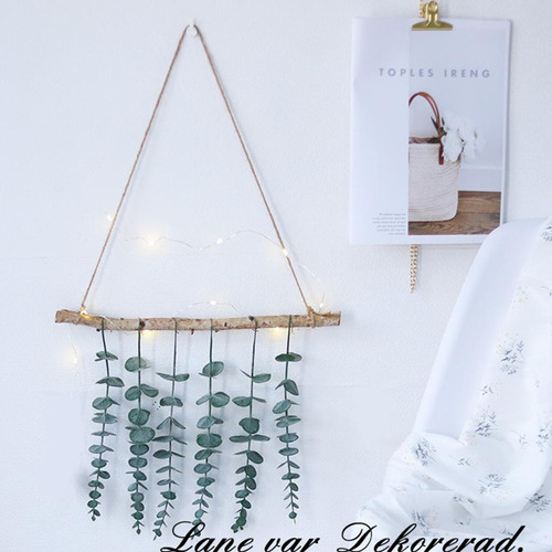 Hojas De Sándalo Decoración De Pared Vid Verde Boda
