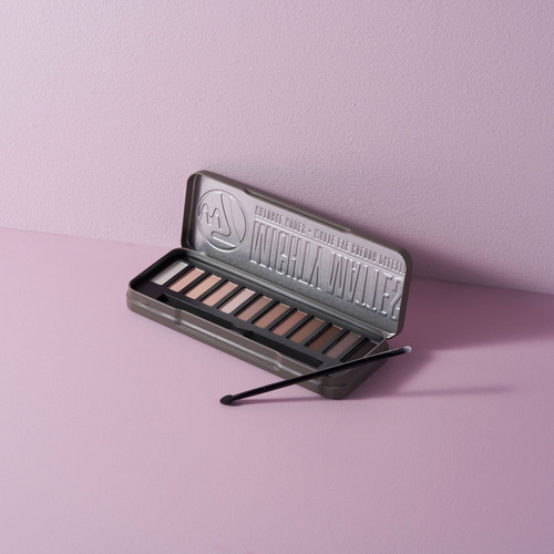 Paleta De Sombras De Ojos W7 Mighty Mattes, 12 Colores Nude