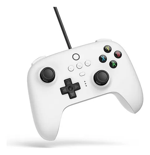 Controlador De Pc Con Cable De 8 Bits - Blanco