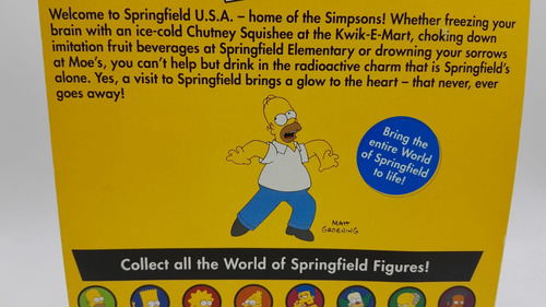 Figura Los Simpsons Abuelo Abraham Playmates Trujillo S (Usado)