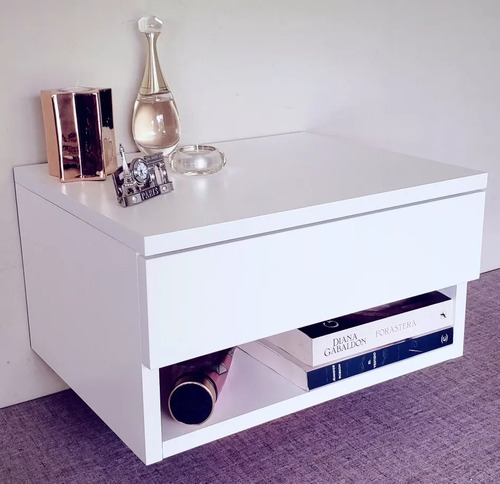 Buro De Noche Flotante Estilo Nordico Minimalista Moderno