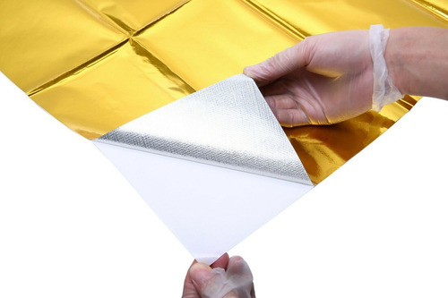 Imagem 4 de 9 de 1 Manta 2 Rolo De Fita Adesiva Termica Gold Tape