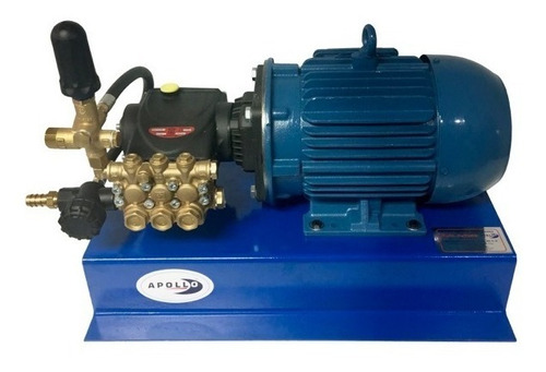 Imagen 2 de 10 de Hidrolavadora Industrial 2600 Psi 5 Hp 220 Volts Apollo 5 Para Autolavado Con Bomba Interpump Italiana Biela Cigüeñal