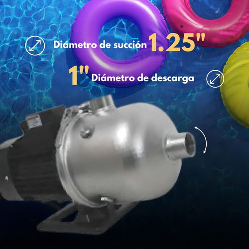 Bomba Altamira Lotus 100lpm 3et 1hp 1f Lotus100-3/1127 Color Negro Fase eléctrica Trifásica
