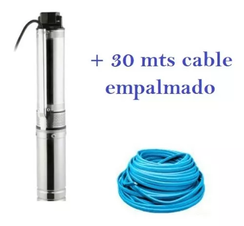 Vasser Bomba Sumergible para Pozo 1 HP