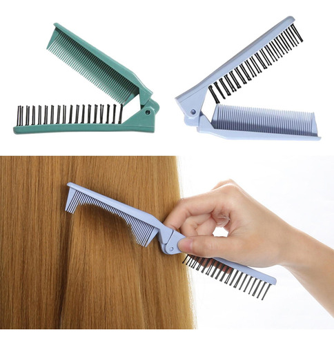 2 Uds Cepillo De Peine De Pelo Plegable Cepillo De