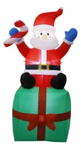 Comprar Inflables Santa Claus Navideños Exterior Decoración Con Led