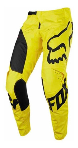Pantalon Fox Amarillo Talla 32 Motocross Enduro Downhill Mtb