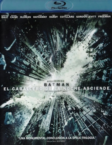 Batman El Caballero De La Noche Asciende Dark Knight Blu-ray