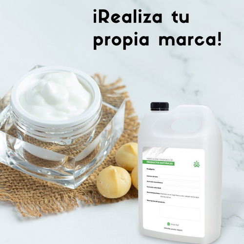 Crema Super Hidratante Corporal A Granel De Almendra 1 Galón Almendras