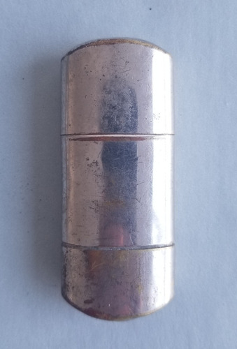 Imagen 4 de 4 de Antiguo Encendedor Bronce Niquelado. 55312