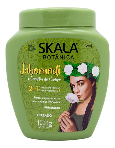 Skala Jaborandi Máscara Vegana Cabello Graso Oil Control 1kg