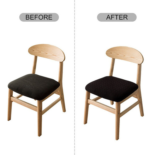 Fundas De Asiento Jacquard Elásticas Para Comedor Impermeabl